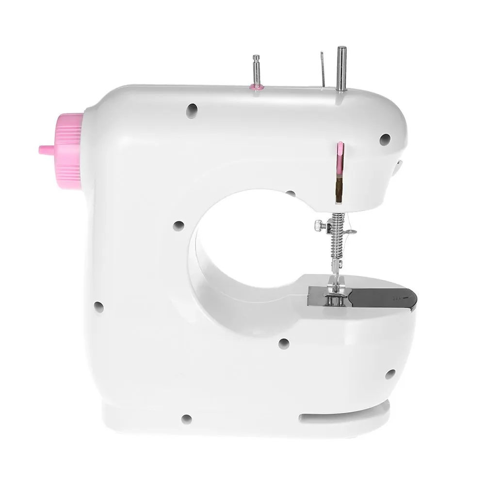 Мини электрическая бытовая швейная машина Регулируемая высокая/низкая скорость
