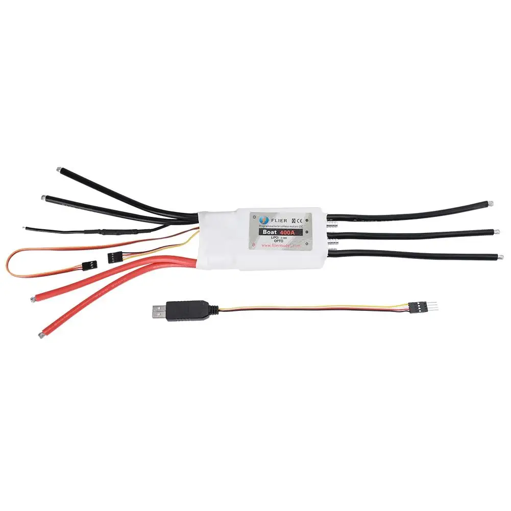 400A двухстороннее водяное охлаждение ESC для 3 16s бесщеточного двигателя 8 70V модель