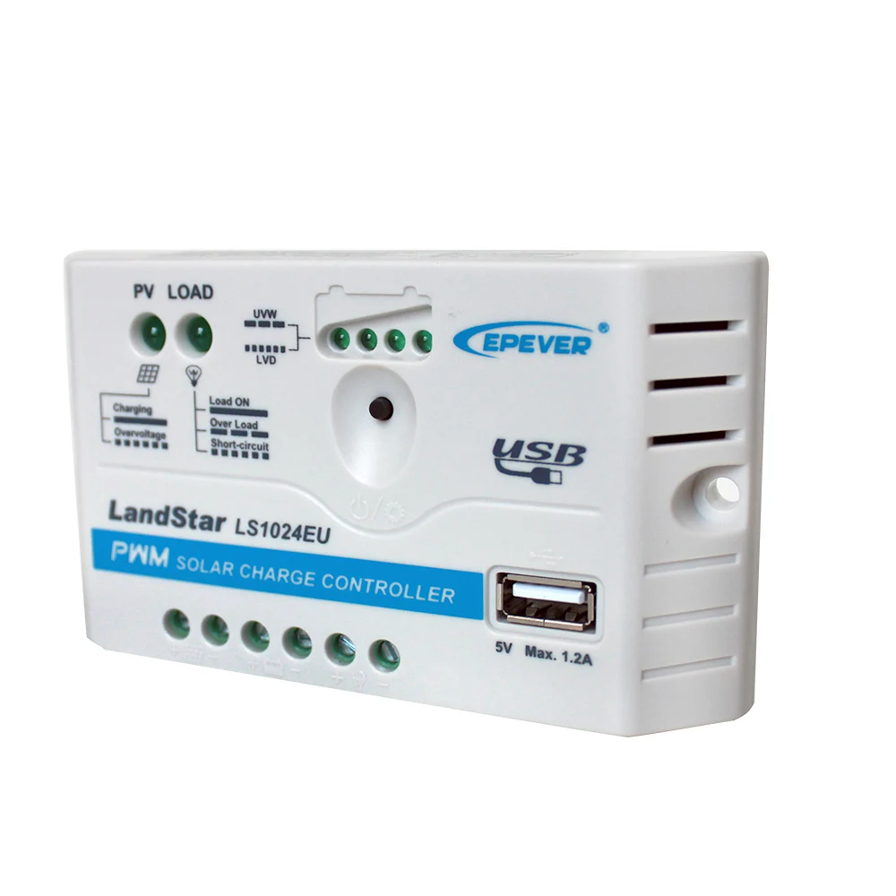 EPsolar 5A 10A 20A 30A 12 В 24 в Солнечный контроллер заряда контроллер разряда USB выход DC заряд IP20 PV регулятор