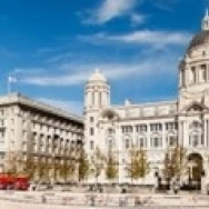 Здание на набережной Royal Liver Building port Of Liverpool Ливерпуль мерсисайд Англия (36x13) | Дом и