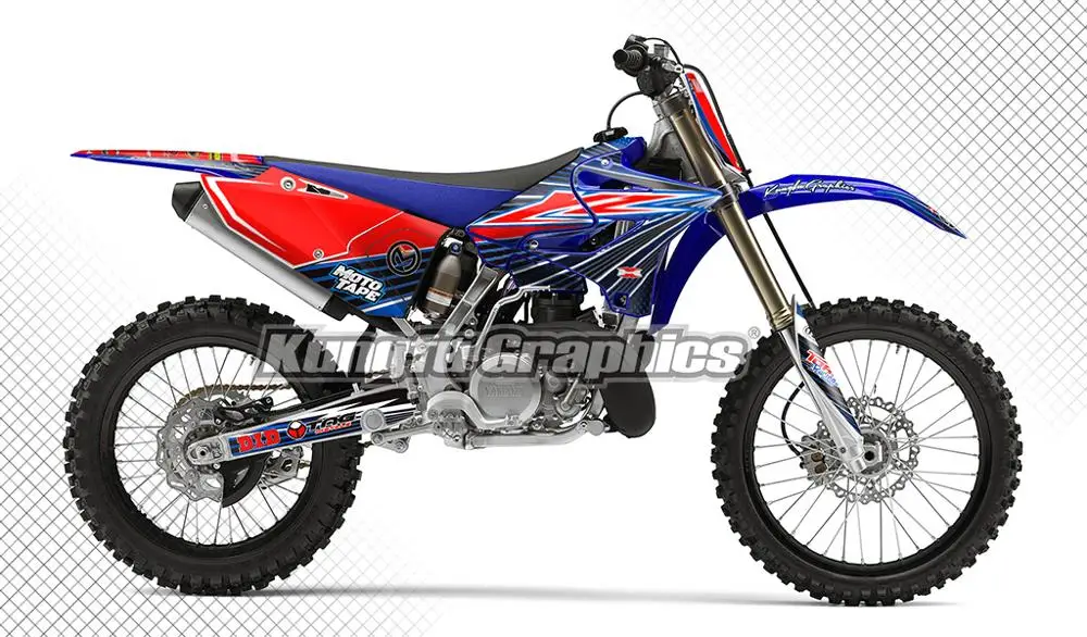 Виниловые наклейки для автомобилей KUNGFU GRAPHICS стикеры мотокросса YZ125 YZ250 YZ250X WR125 WR250
