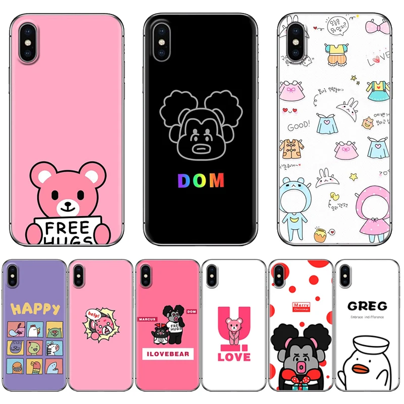 Phone Case For Iphone 6 6P 7 8 7P 8P X XR XS Max Cartoon Series Cool Stylish Design TPU Silicone Back Cover |