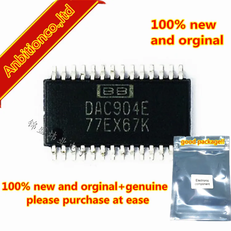 5 шт. 100% новый и оригинальный DAC904E TSSOP28 14-Bit 165MSPS DIGITAL-TO-ANALOG конвертер | Мобильные