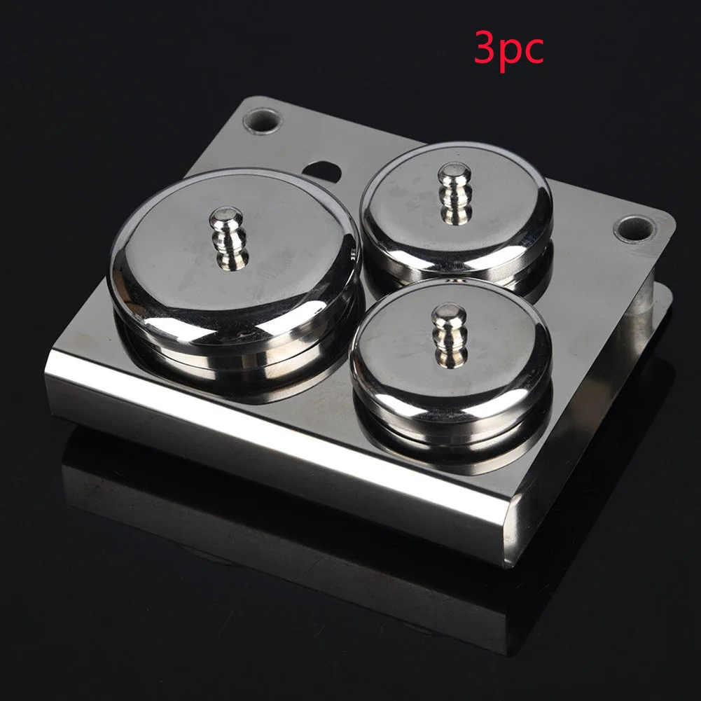 Антикоррозийные банки для жидкого порошка из нержавеющей стали 3 шт. Набор чашек