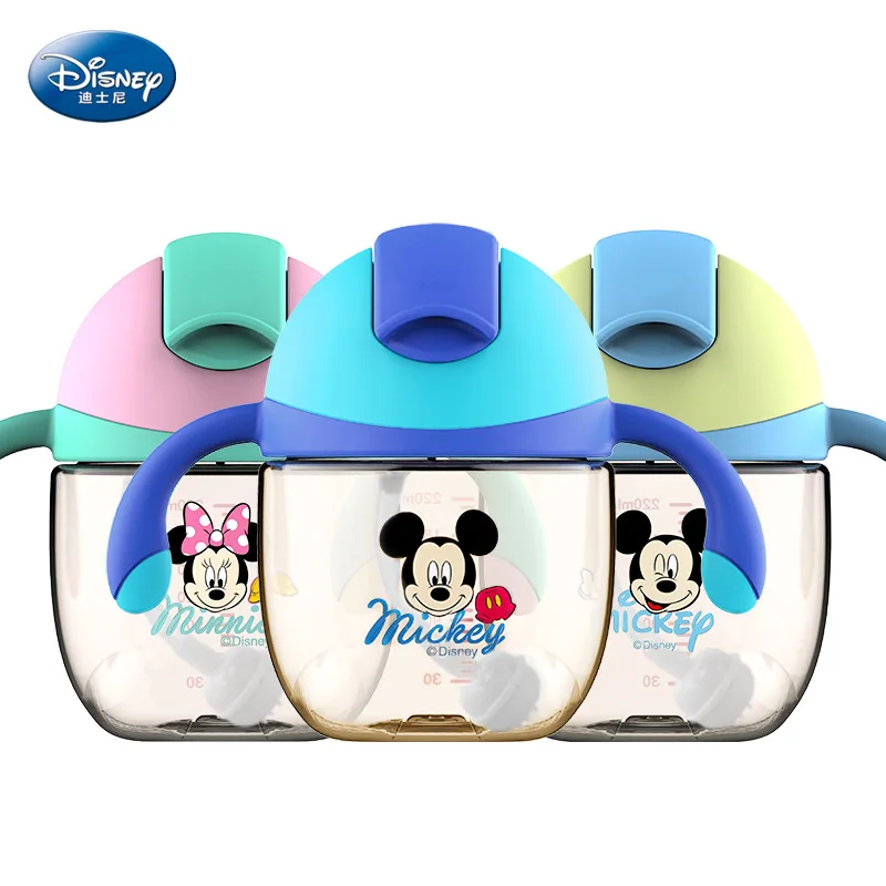 Оригинальная детская бутылочка Disney PPSU широкая непромокаемая для кормления Nuk с