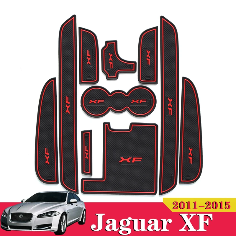 10 шт. Нескользящие Коврики для подстаканника Jaguar XF 2011 2013 2014 2015|Лепнина интерьера| |