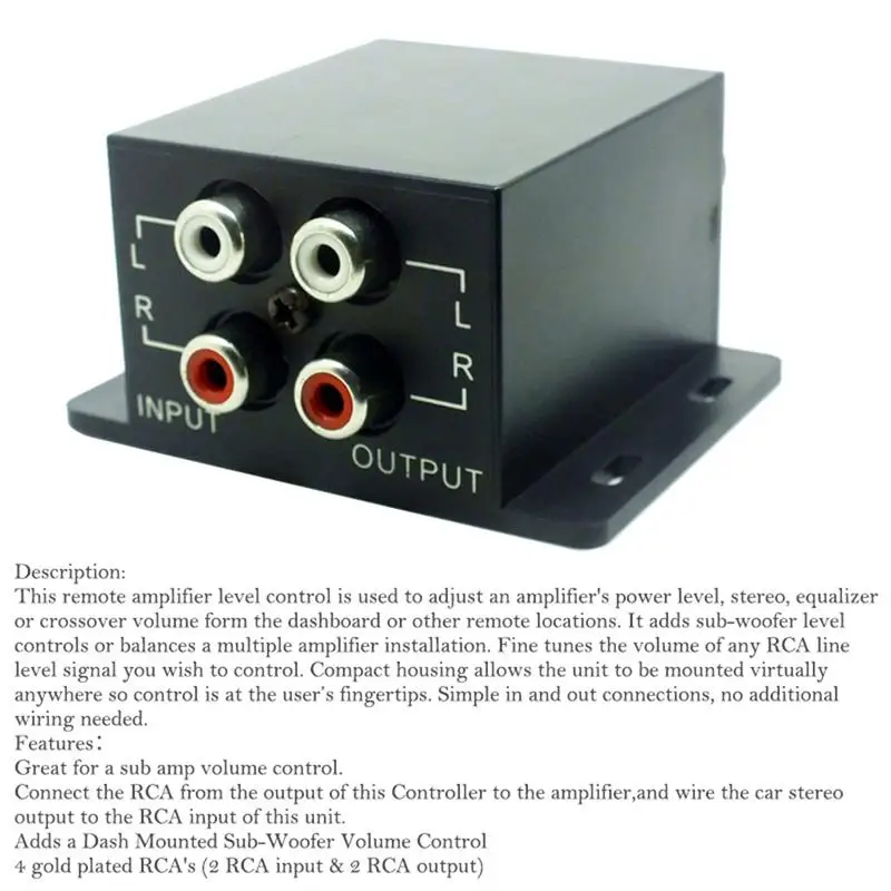 Car Audio Regulator Amplifier Video Loudspeaker Bass Subwoofer Crossover Controller | Автомобили и мотоциклы