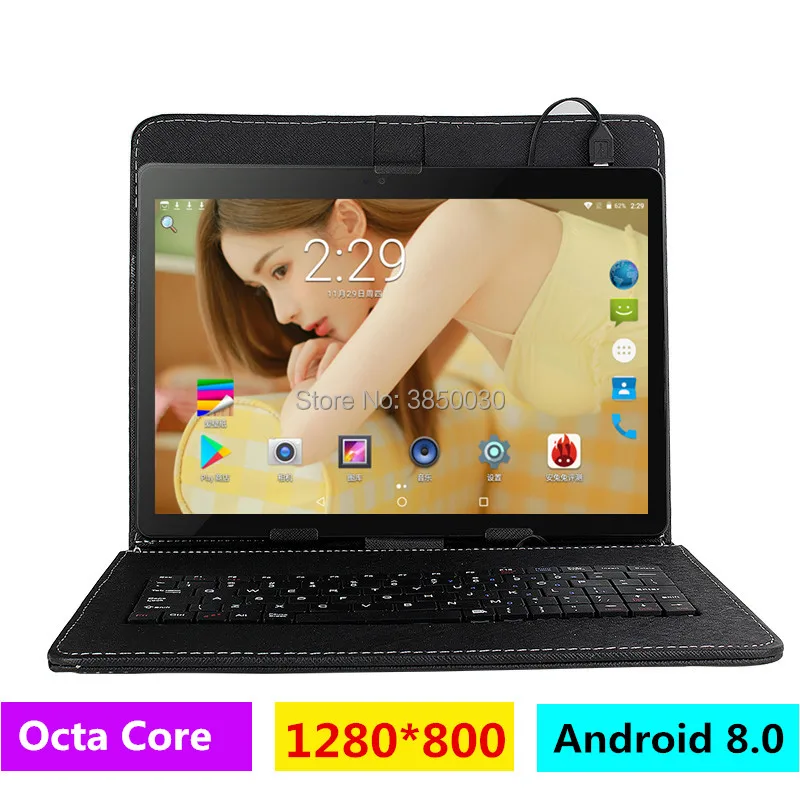 Лидер продаж новинка 2019 10-дюймовый планшетный ПК 3G 4G LTE Android 8 0 Восьмиядерный 4 Гб