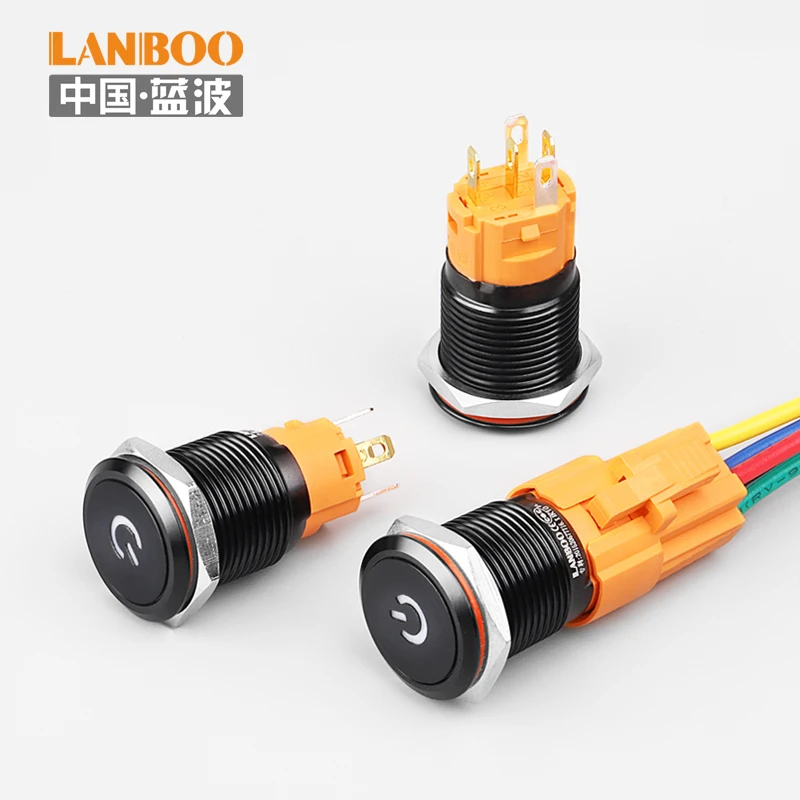 LB 16A DY 12 v 120 Вольт однократным нажимаем кнопку переключателя нормально