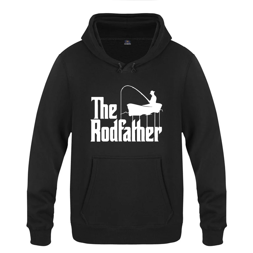 RodFather Крестный отец Рыбалка шутка в рыбацком стиле кофты Для мужчин 2018 с
