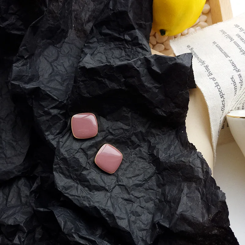 Серьги-пусеты в японском и Южно-Корейском стиле элегантные серьги ретро с