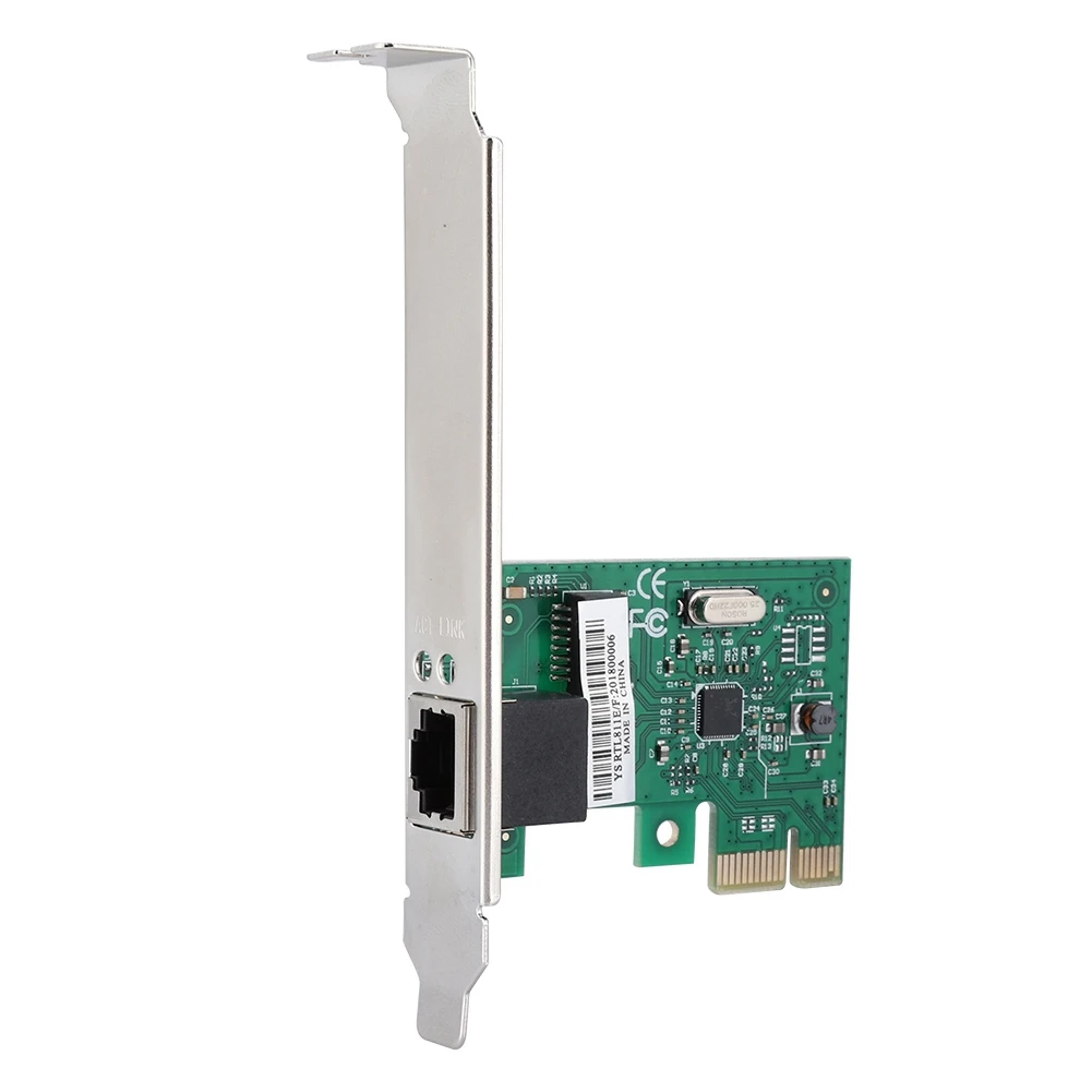 Realtek 8111E PCI-E 10/100/1000 Мбит/с Настольный NIC Gigabit Ethernet LAN сетевая карта Лидер продаж |
