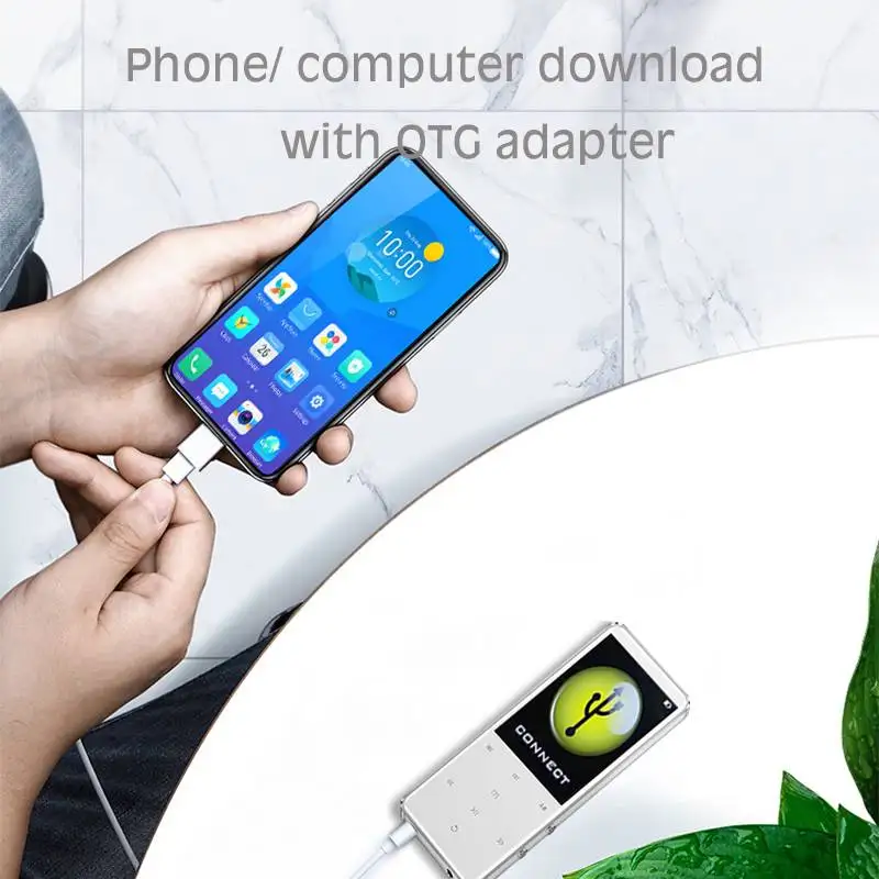 MECHEN S3 2 4 дюймов Портативный MP3 плеер bluetooth HiFi музыкальный 800 мАч без потерь fm радио