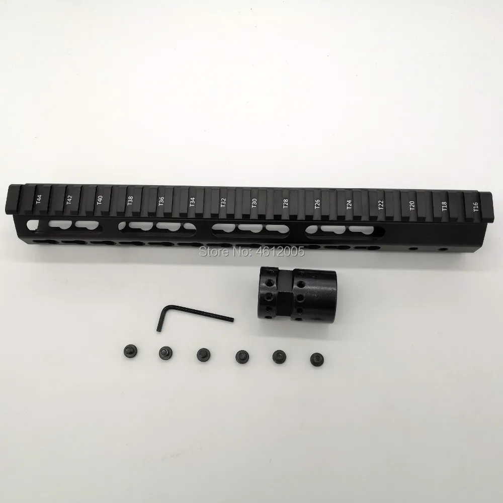 12 дюймов keymod трубчатое цевье Super Slim ar 15 Handguard Quad Rail W/гайка для M4 M16|Кронштейны и