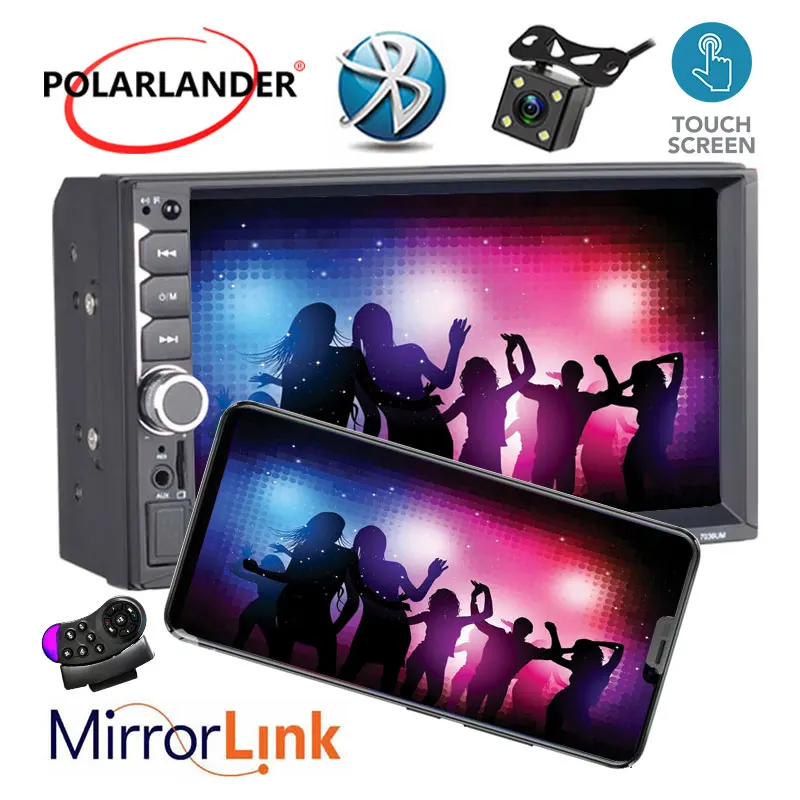 2 Din автомобильное радио 7 &quotHD Авторадио мультимедийный плеер сенсорный экран