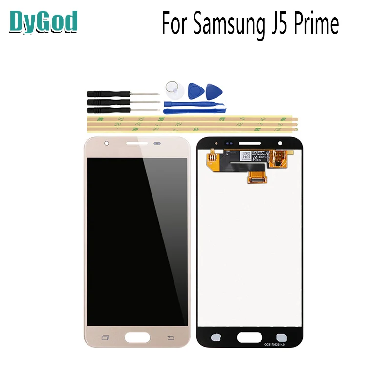 ЖК дисплей OLED 5 0 дюйма для Samsung J5 prime G570 G570F сенсорный экран телефона дигитайзер в