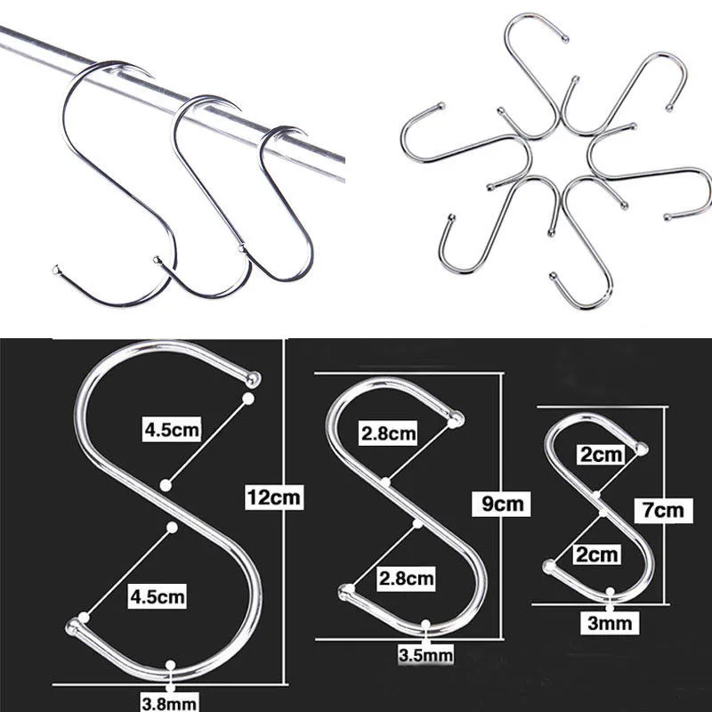 10 шт. крючок из нержавеющей стали для кухонных товаров Подставка хранения мяса