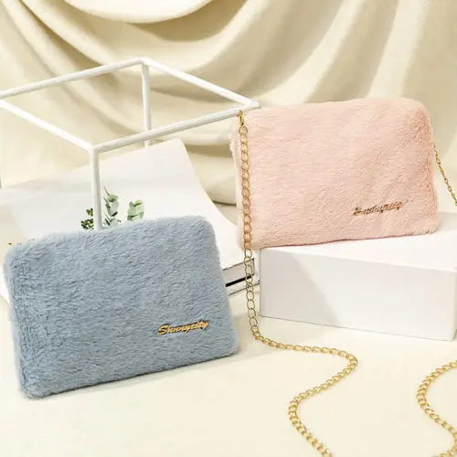 Для женщин леди Сумка Хобо сумочка Наплечная Плюшевые кошелек сумка-баул Новый