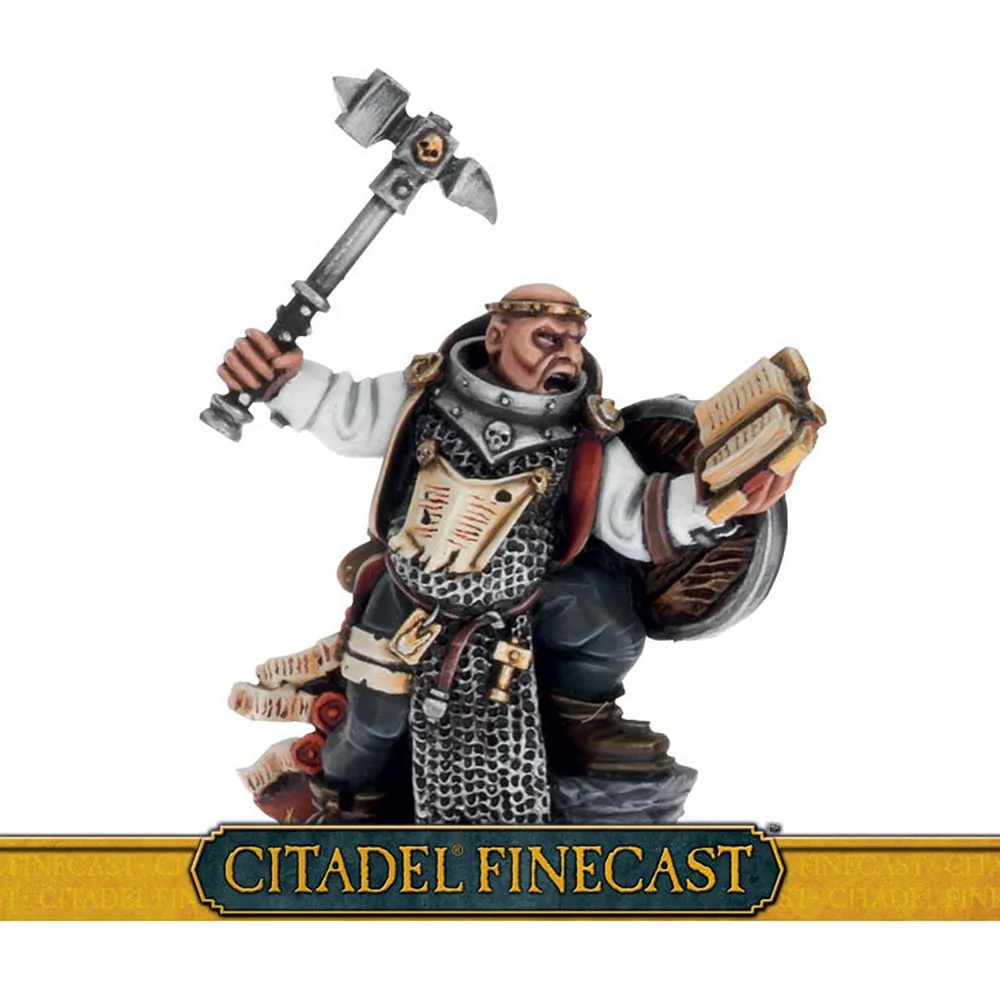 Империя воина жрец с ручным оружием и щитом (металл) | Игрушки хобби