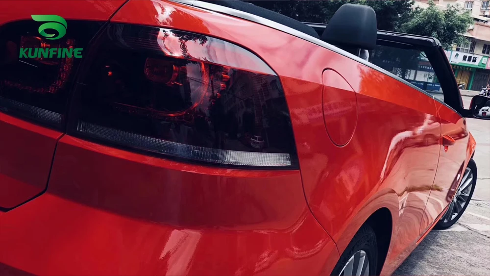 Автомобильный Стайлинг обертывание кристальная красная Автомобильная