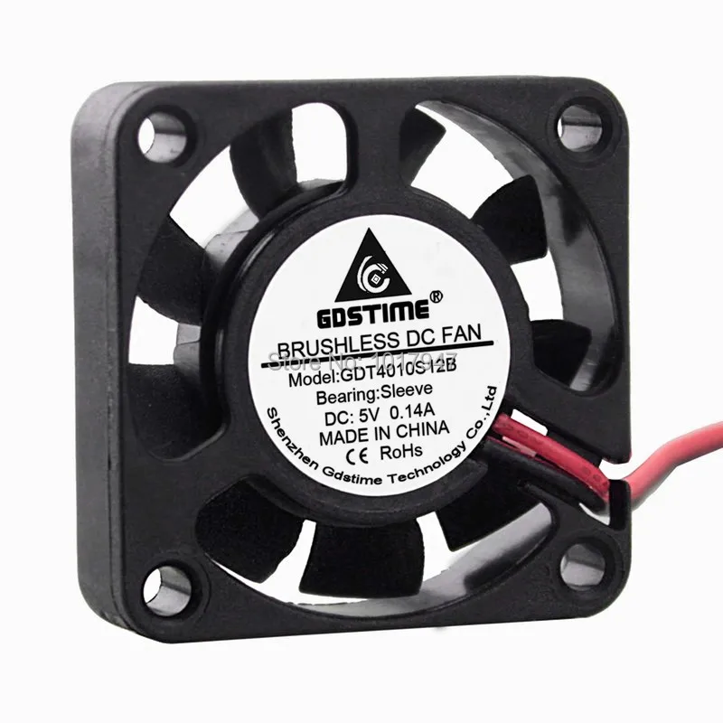 1 шт. Gdstime 4010 4 см 40 мм 40x40x10 9 лезвий DC 5 В 2Pin вентиляционный осевой вентилятор |