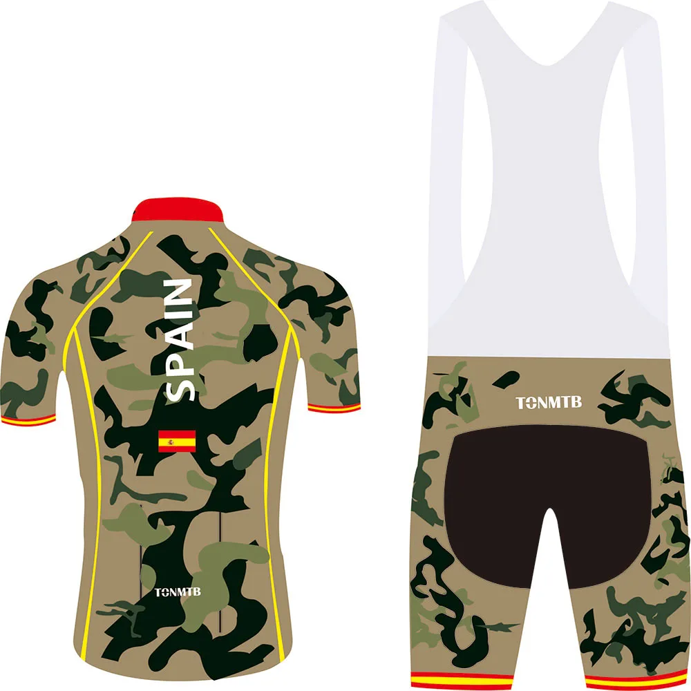 

2019 customized popular selling ciclismo biking jersey riding wear maillot sport racing apparel cullot 9D gel pad back pockets
