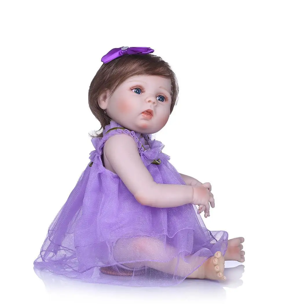 Детские мягкие силиконовые реалистичные с одеждой Reborn Baby от 2 до 4 лет Куклы