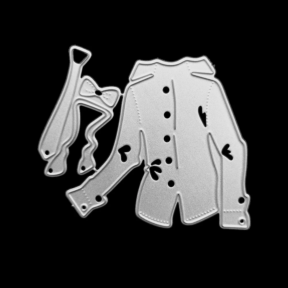 79*69 мм металлические режущие штампы для мужчин белая рубашка DIY 3D Скрапбукинг
