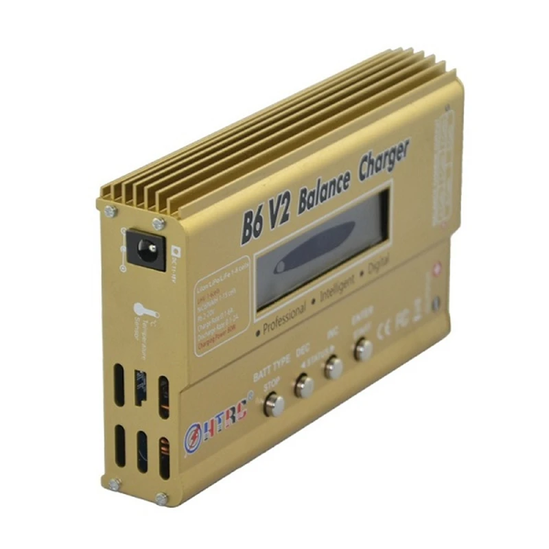 HTRC B6 V2 80 Вт 6A цифровой аккумулятор баланс зарядное устройство Dis Зарядное W/блок