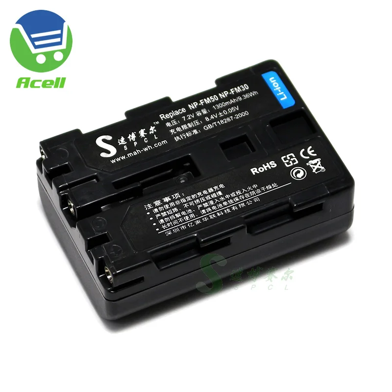Аккумулятор для камеры SONY Сменный аккумулятор F717 F828 R1 NP FM50 S50 S70 S75 S85 CD300 CD350 CD400 CD500 с