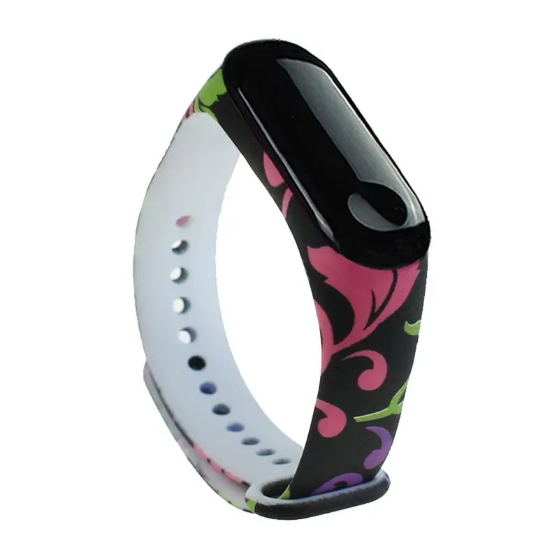 Сменный ремешок из мягкого силикона для Xiaomi Band 3 4 сменный наплечный Браслет Для