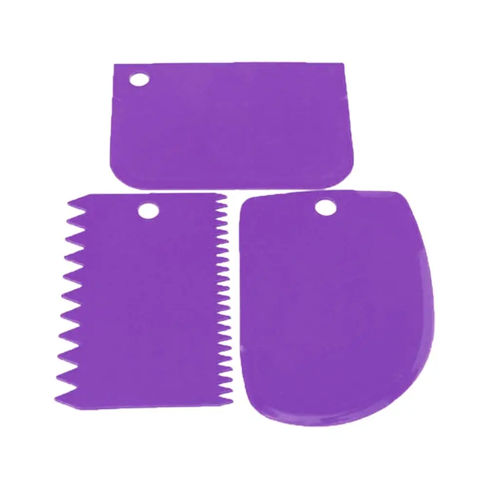 Лучший 3 шт./компл. пластиковый нож для теста с веслом инструменты выпечки