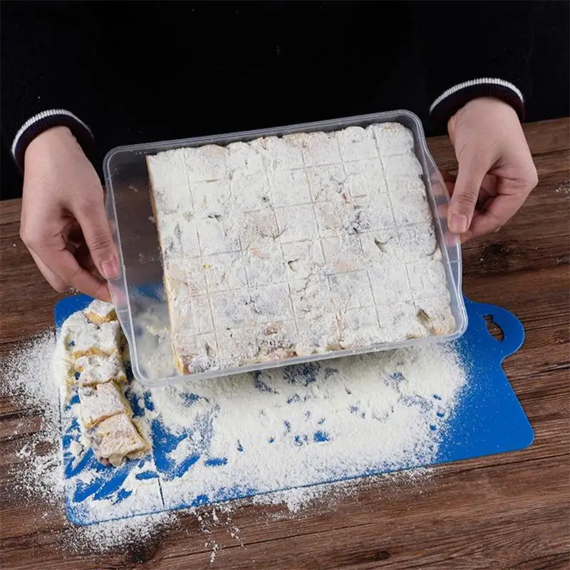DIY Инструменты для выпечки резка Скалка конфеты ручной работы Nougat Лоток Плесень