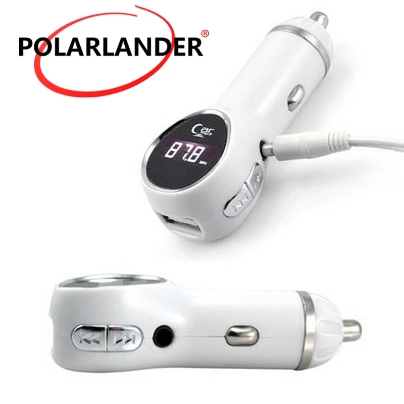 

New Smartphone BluetoothMP3 Player Handsfree Car Kit Dual USB Charger FM Transmitter Handsfree with Micro SD/TF Card Reader