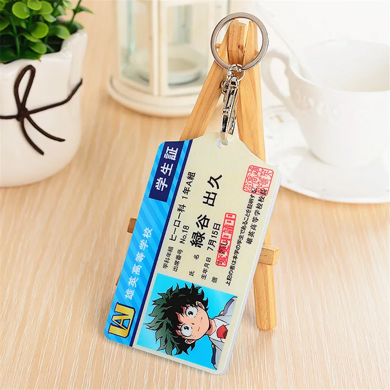 2 шт./набор акриловая игрушка My Hero academic card sleeve аниме Izuku Bakugou Todoroki Студенческая