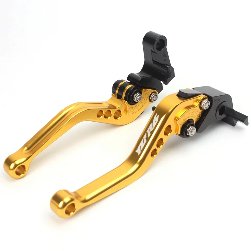 Алюминиевые короткие рычаги тормозной муфты CNC для Yamaha YZF R6 2005-2016 R1 2004 2005 2006 2007 2008 R6S