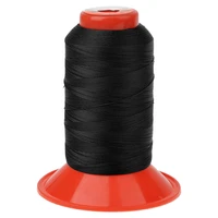 black color 500 meters bonded nylon tent backpack sewing thread for camping tent tarp awning backpack