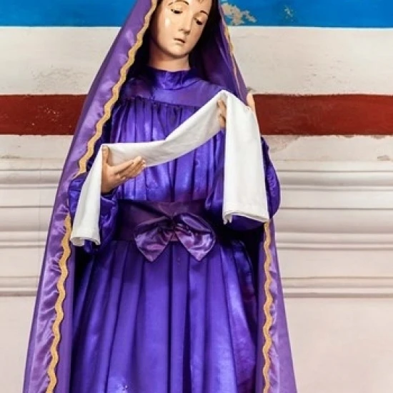 Церковь Богоматери средства idol деталь Луанда Ангола плакат печать Alida Latham