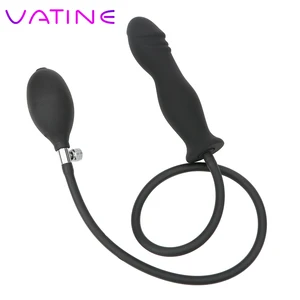 Надувная Анальная пробка ватина, силиконовые интимные игрушки для женщин и мужчин, товары для взрослых, расширительный анальный расширитель, Анальная пробка, массажер простаты