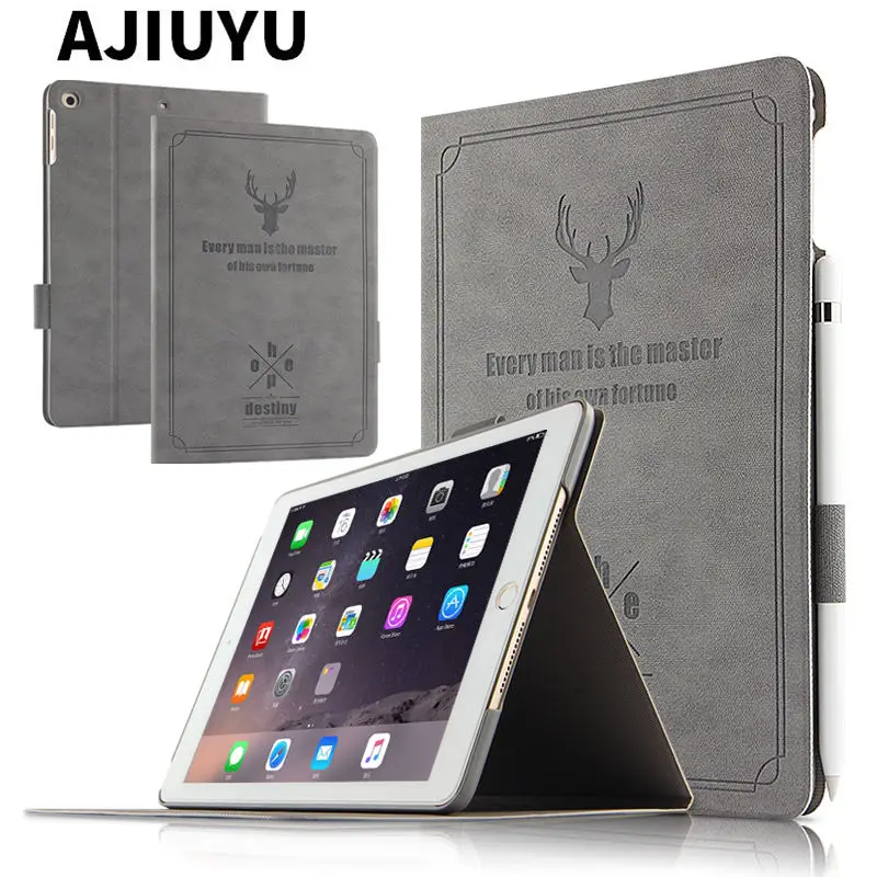 Ультратонкий умный чехол из искусственной кожи для Apple iPad Air 1 air 2 5 6 Новые Чехлы 9 7