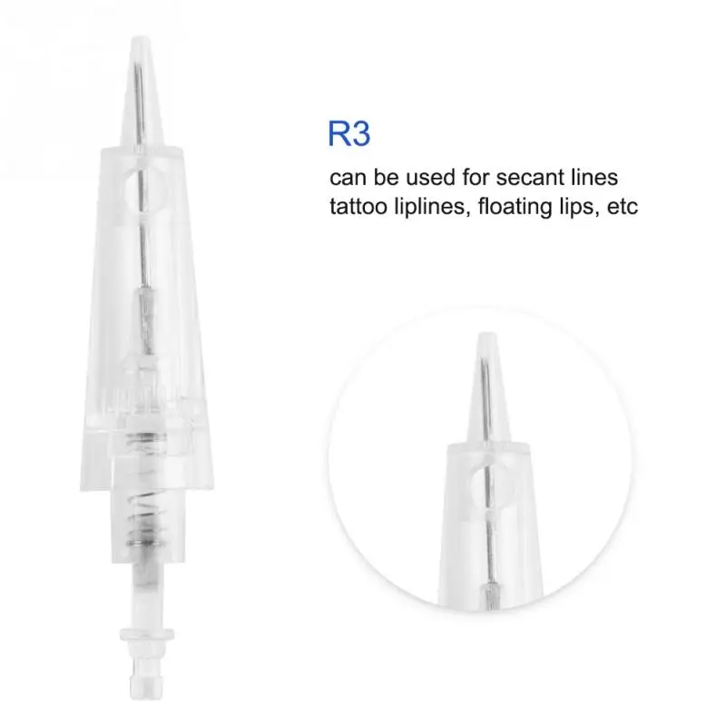 6 типов полуперманентных картриджей для тату бровей микро-иглы одноразовые