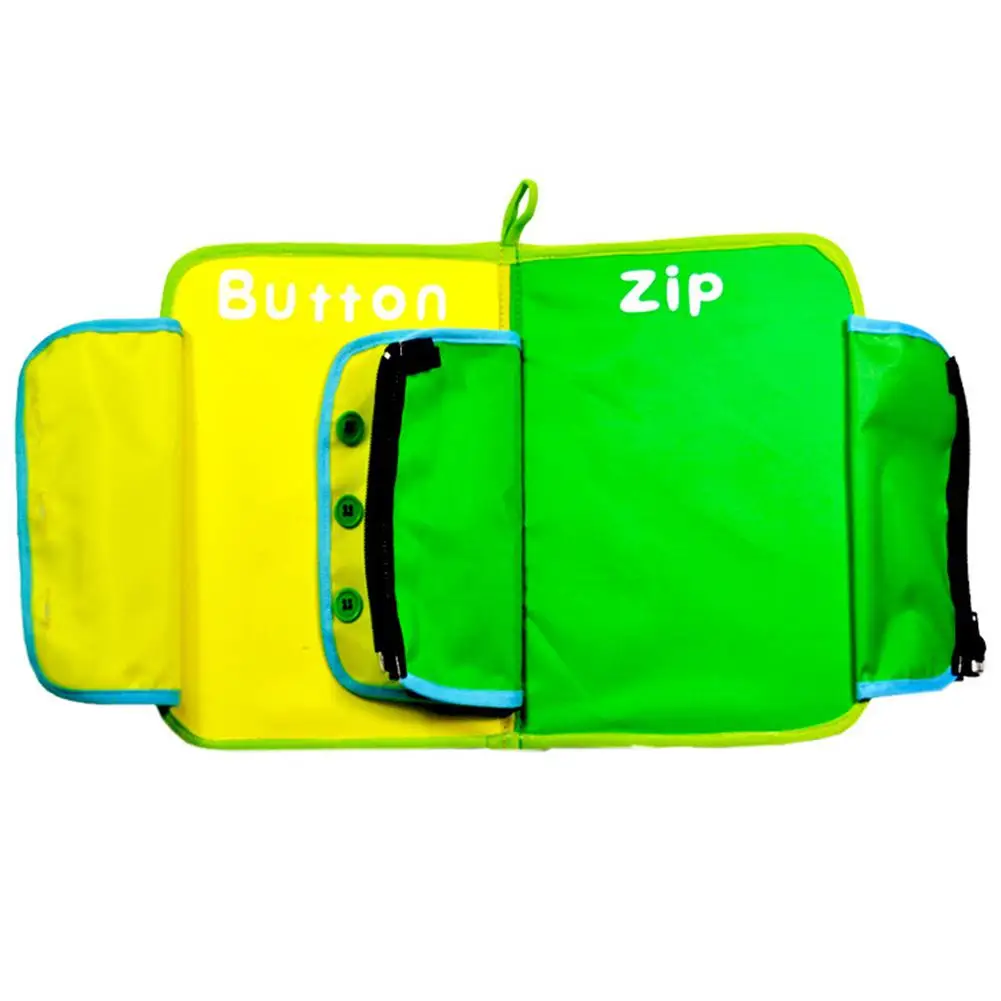 

RCtown Baby Early Learning Soft Cloth Books Zipper Buckle Children Dressing Enlightment Toys