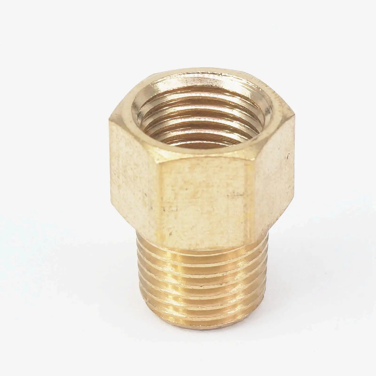 1/4 &quotBSPT Male x 1/4&quot NPT Female латунный Соединительный соединитель для манометра