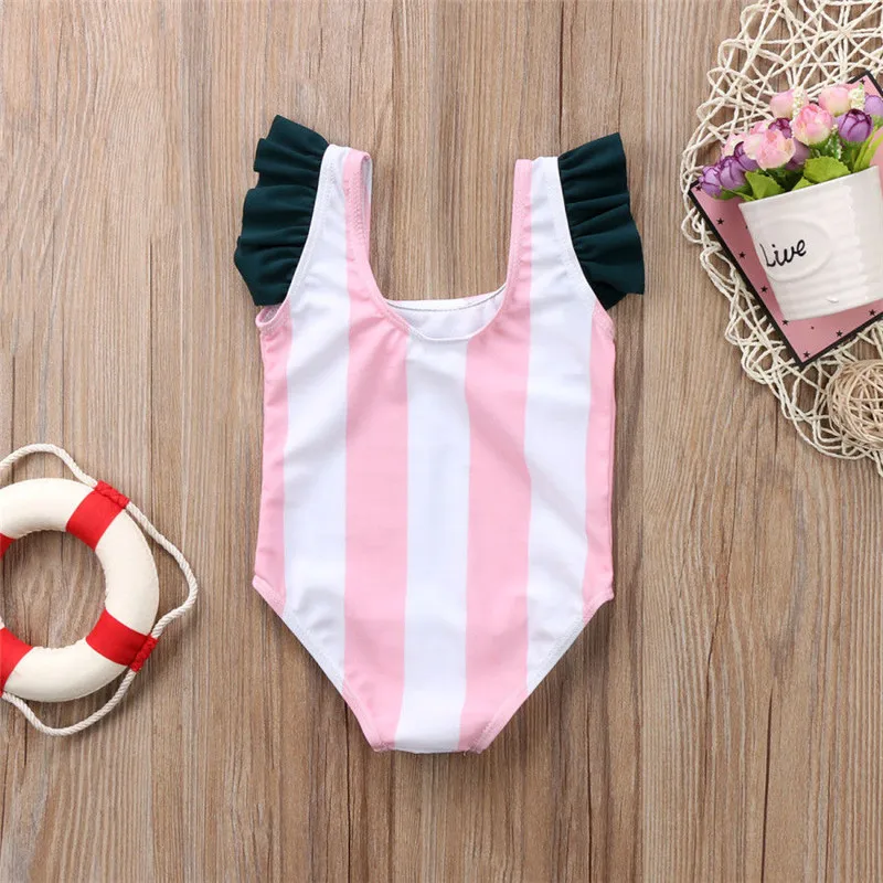 Летняя пляжная одежда для маленьких девочек милый купальник с принтом глаз