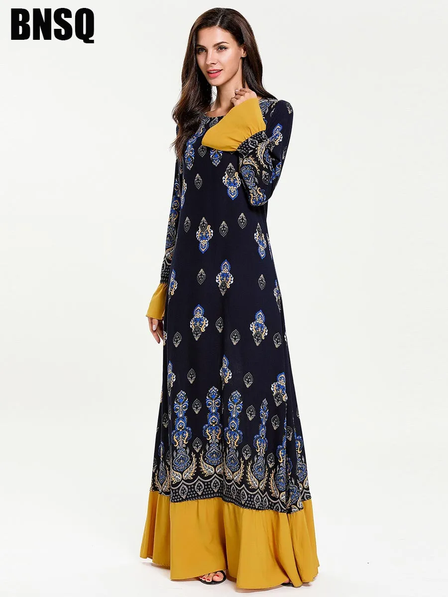 Kaftan Dubai Moroccan Middle Eastern Muslim Dress Arabic Morocco Abaya Islamic Ramadan Robe Musulmane Longue | Тематическая одежда
