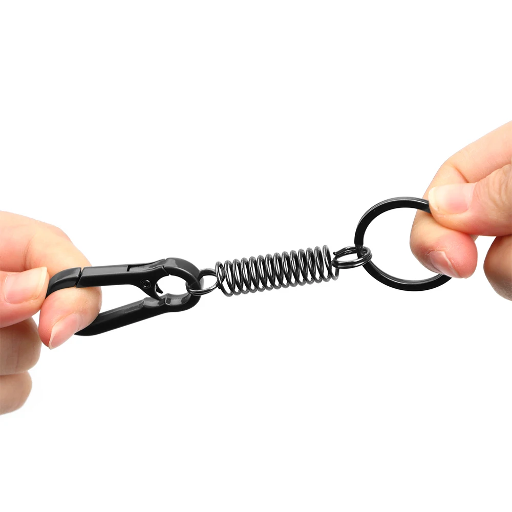 FORAUTO автомобильный брелок для мужчин модный стиль из нержавеющей стали пружинный