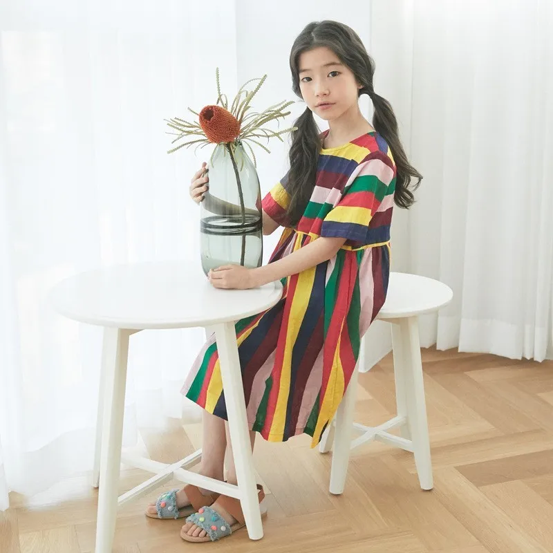 Baby Girl Clothes 2019 Childrens Summer Dresses 100% Cotton Dress Girls Patchwork Party Mother And Daughter | Детская одежда и