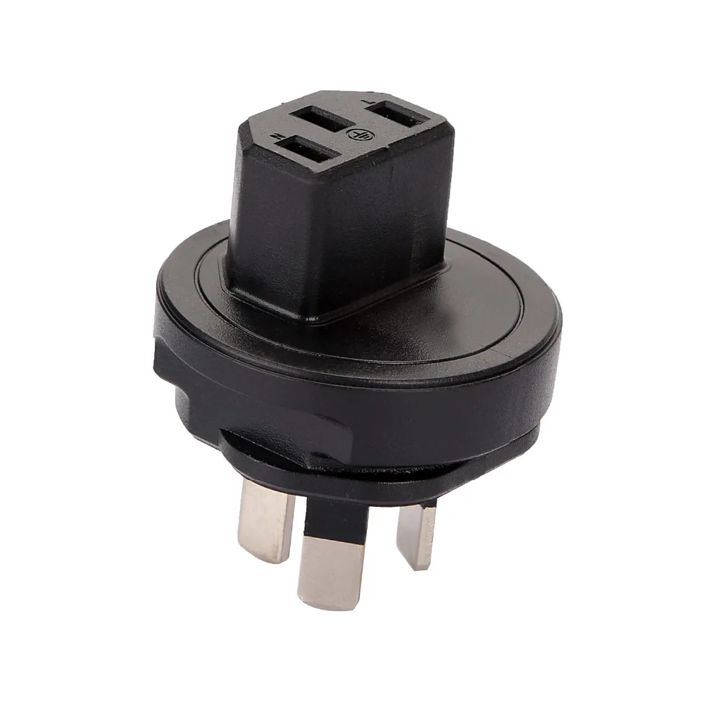 Wa-0180 Австралия переменного тока 3-полюсный мужской IEC 320 C13 Женский сетевой разъем