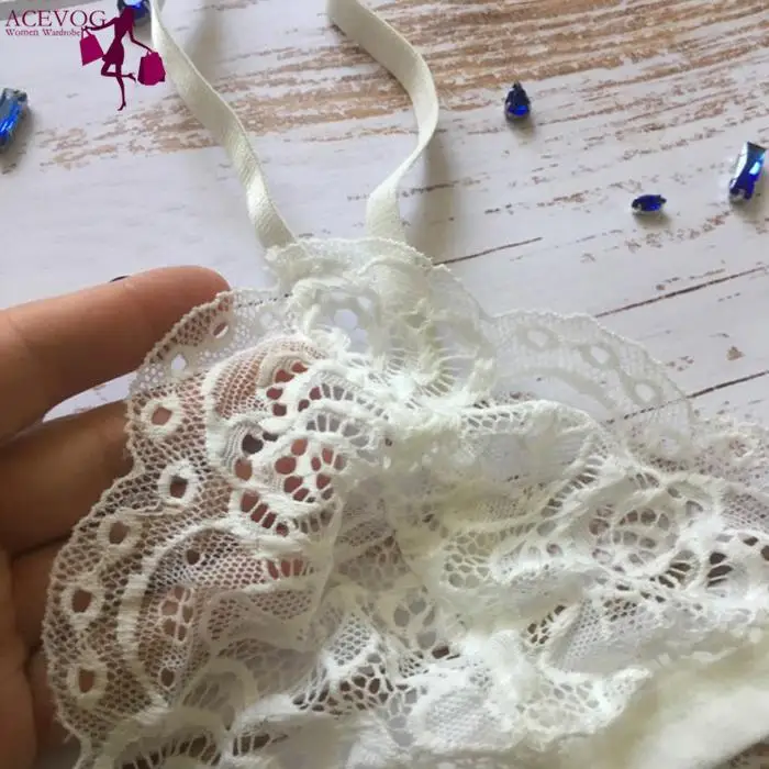 Повседневное кружевное сексуальное нижнее белье Ночной бюстгальтер Прозрачный