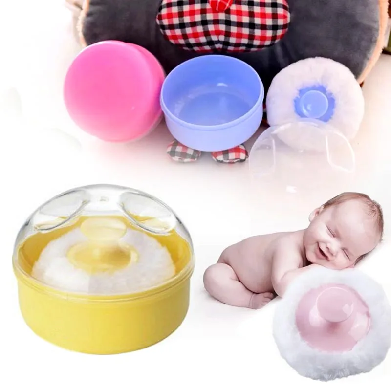 

Baby Face Body Puff With Box Powder Puff Skin Care Beauty Baby Villus Soft Safe Random Color